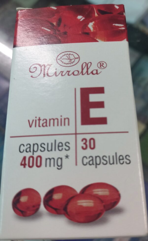 VITAMIN E ĐỎ 400MG MIRROLLA H/30 VIÊN