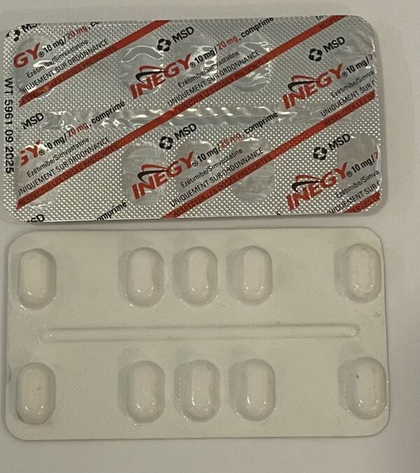 INEGY 10 mg/20 mg H/30 viên (trị rối loạn lipid máu)