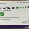MARCAINE SPINAL HEAVY Inj 0.5% H/5 ống 4 ml