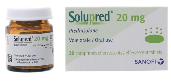 Solupred 20mg H/20 viên