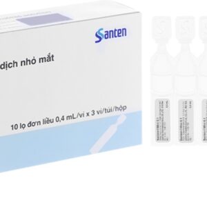 Sanlein Mini 0.1 H/30 tép x 0.4ml trị rối loạn biểu mô kết - giác mạc