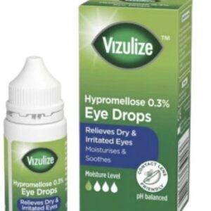 Vizulize Hypromellose 0.3% Eye Drops 10 ml ( làm dịu giảm khô mắt)