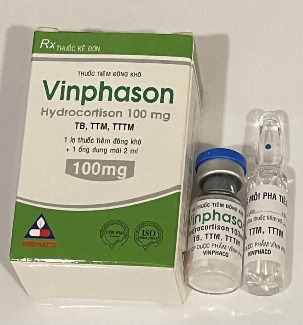 VINPHASON 100 mg (Hydrocortisone 100) H/1 lọ