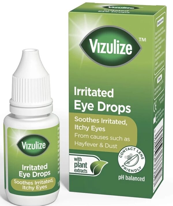 Vizulize Irritated Eye Drops H/10 ml (Giảm ngứa & kích ứng mắt)
