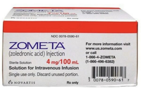 ZOMETA 4MG 100ML H/1 c