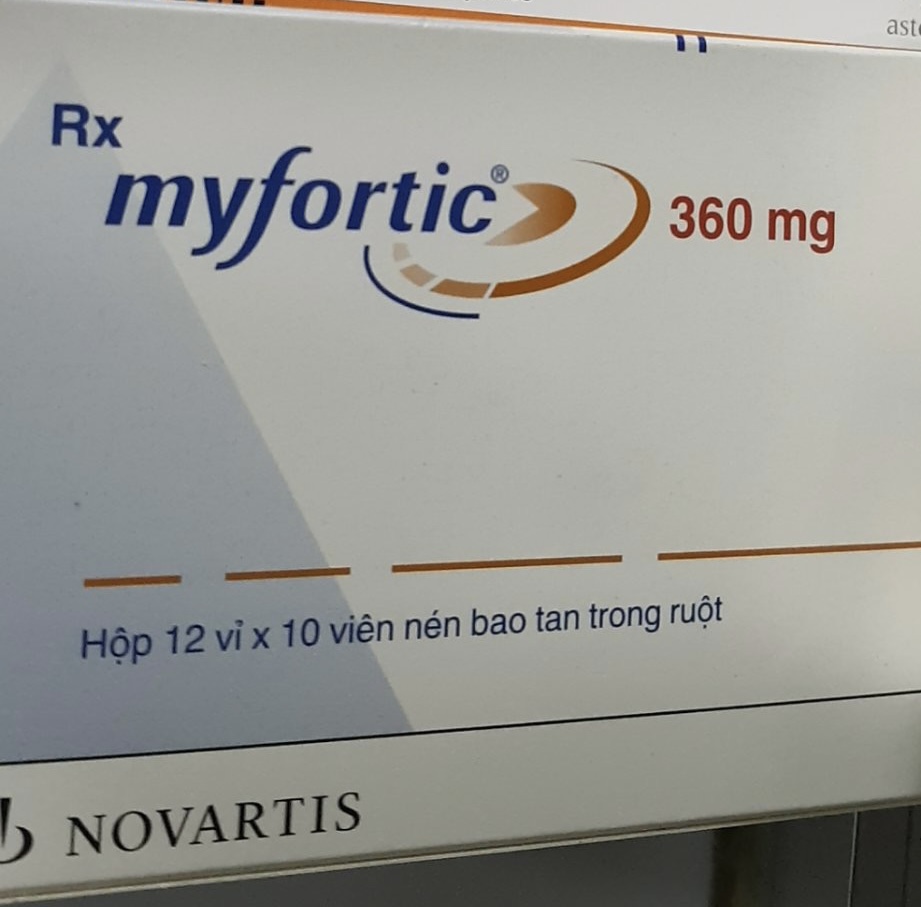 MYFORTIC 360MG H/120 viên