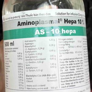 AMINOPLASMAL HEPA 10% 500ML Thùng/10 chai B Braun