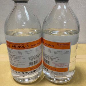 AMINOL S 500 ML ( ACID AMIN 7.2%) (DINH DƯỠNG ĐƯỜNG TĨNH MẠCH TRONG BỆNH THẬN)THÙNG/20 CHAI