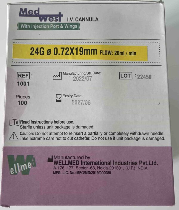 KIM LUỒN 24G Med West Ấn Độ H/100 cây