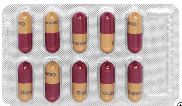 Ospamox 500mg (Amoxicillin 500 mg) H/10 viên