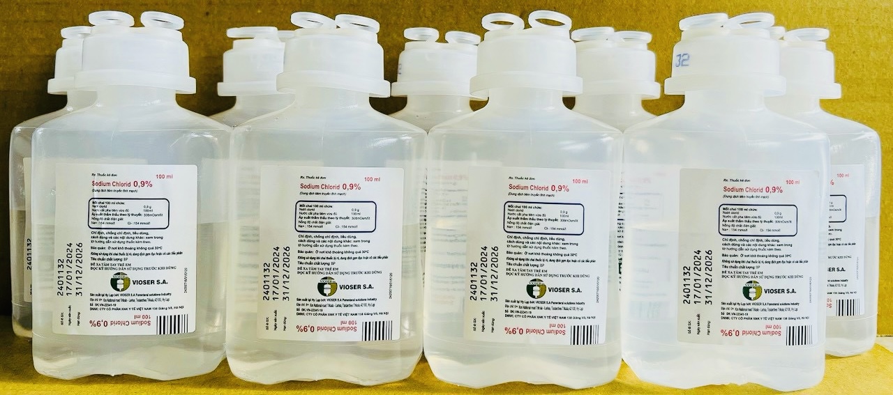 NACL 0.9% 100ML SODIUM CHLORIDE 0,9% HY LẠP THÙNG 10 CHAI DUNG DỊCH TIÊM TRUYỀN
