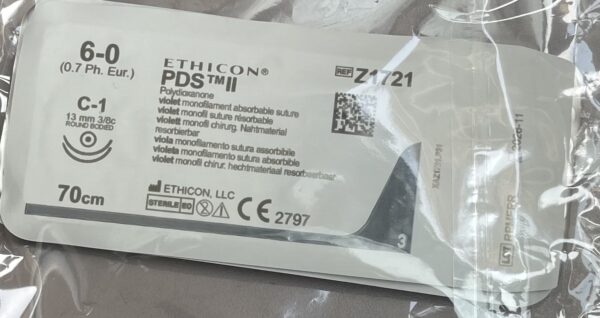 CHỈ PHẪU THUẬT TỰ TAN PDS II SỐ 6.0 H/1TÉP 70CM