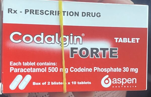 Codalgin Forte H/20 viên ( giảm đau cấp tính)