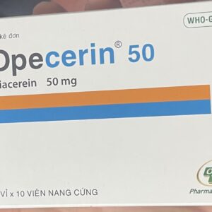 Opecerin 50mg OPV (Diacerein 50mg) H/30 viên  ( trị thoái hoá xương khớp)