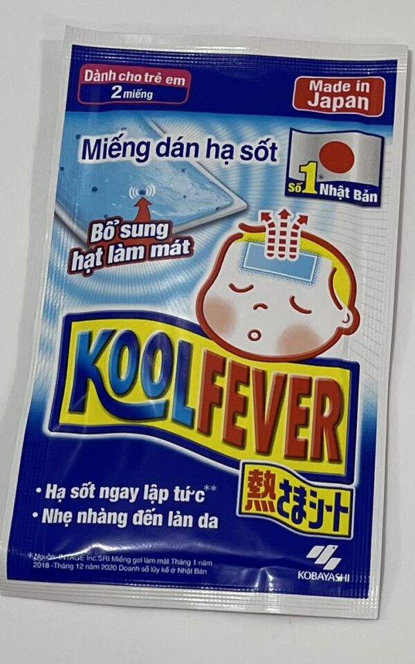 KOOL FEVER JAPAN H/2 MIẾNG (MIẾNG DÁN HẠ SỐT CHO BÉ)