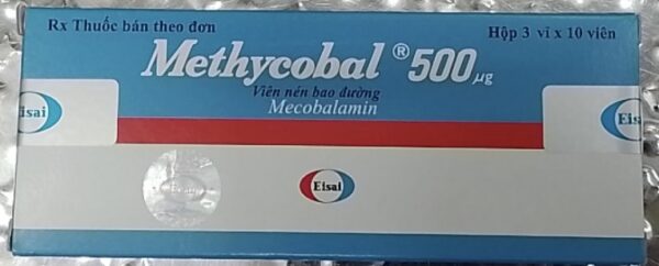 METHYCOBAL 500MCG H/30 viên điều trị bệnh lý thần kinh ngoại biên)