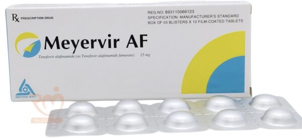 Meyervir AF H/30 viên (Điều Trị Viêm Gan B)