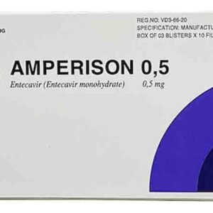 Amperison 0,5mg H/30 viên (Entecavir)trị viêm gan B mạn tính)