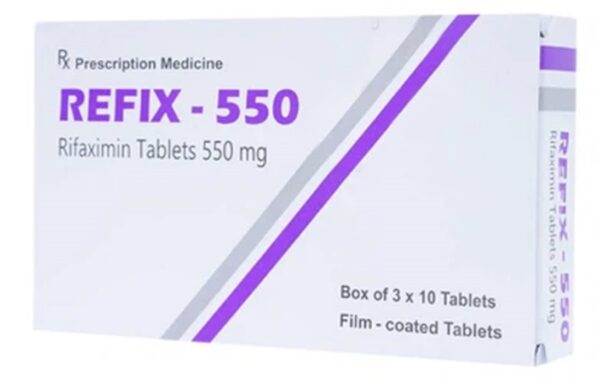 Refix-550 H/30 viên (trị hội chứng ruột kích thích, tiêu chảy)