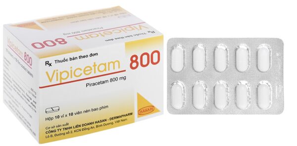 Vipicetam 800 H/100 viên (trị rung giật cơ nguồn gốc vỏ não)