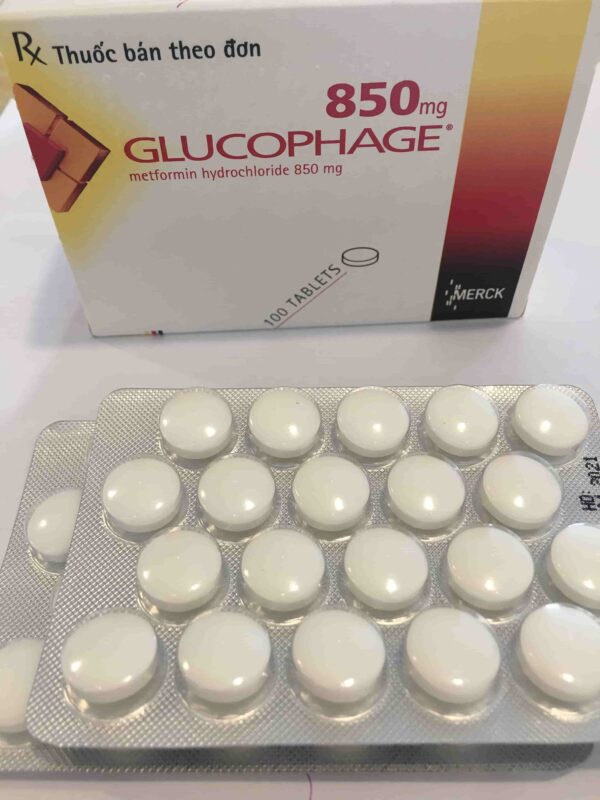 Glucophage 850 mg H/100 v