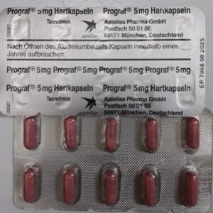 PROGRAF 5 MG HOP 50 VIÊN ( thuốc chống thải ghép)