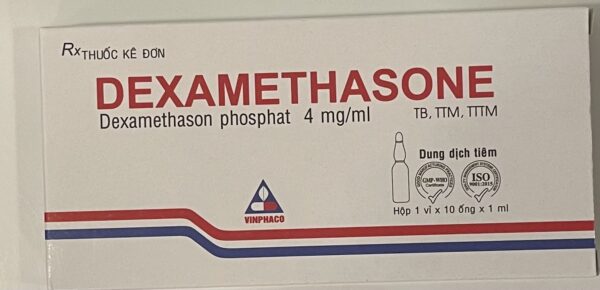 Dexamethasone Inj  4mg/ml Vĩnh Phúc H/ 10 ống 1ml