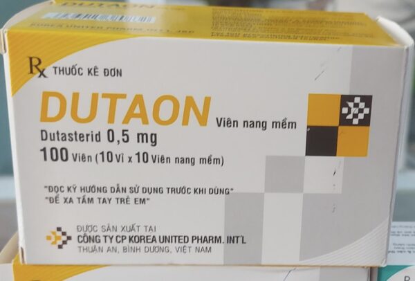 Dutaon 0.5mg H/100 viên (trị phì đại tuyến tiền liệt)