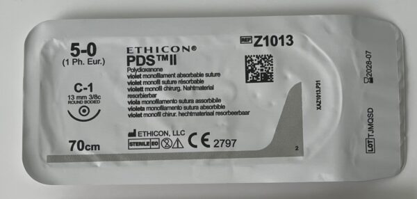 Chỉ phẫu thuật tự tan PDS II số 5.0 H/1tép 70cm