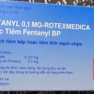 Fentanyl 0,1mg - Rotexmedica H/10 ống 2ml
