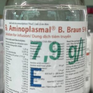 AMINOPLASMAL 5% E 500ML THUNG/10 CHAI B.BRAUN