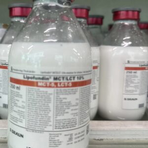 LIPOFUNDIN MCT/LCT 10% 250ML H/10 chai nuôi ăn qua đường tĩnh mạch