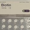 Biotin MDP 5mg H/20 viên ( kích thích mọc tóc)