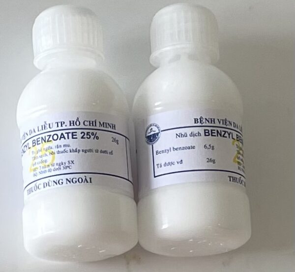 Benzyl Benzoate 25% H/1 Chai 26g  (điều trị ghẻ ngứa, rận)