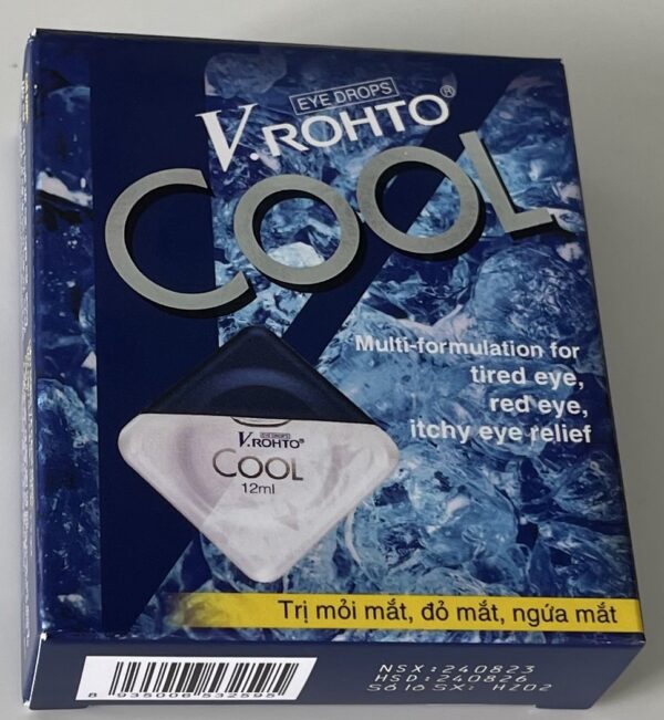 VRhoto Cool điều trị mỏi mắt, đỏ mắt, ngứa mắt C/12ml