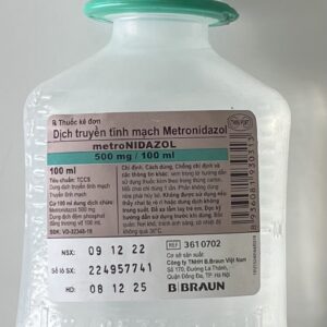 Metronidazole 500mg/100ml Thùng 40 chai