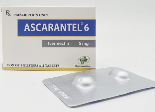 Ascarantel 6 mg ( Ivermectin 6mg OPV) H/4 viên