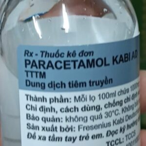 DUNG DỊCH TIÊM TRUYỀN PARACETAMOL KABI AD INF ĐỨC H/10 LỌ