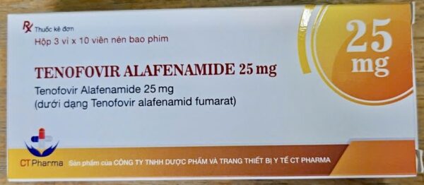 TENOFOVIR ALAFENAMIDE 25MG H/30 viên