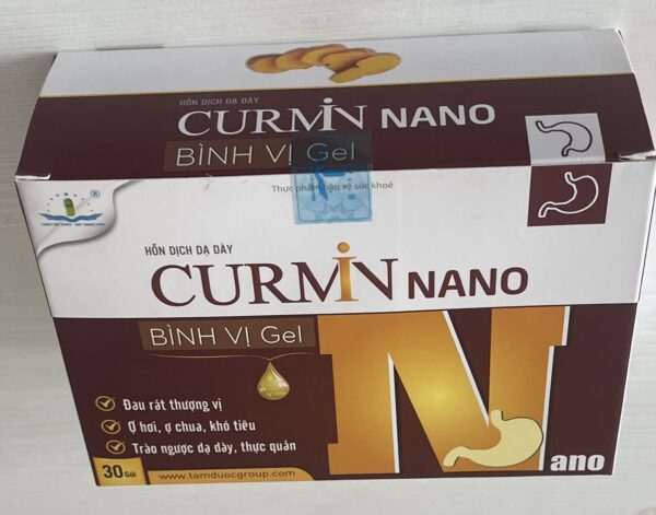 CURMIN NANO H/30 GÓI GEL 10 ML (hỗ trợ tiêu hóa)