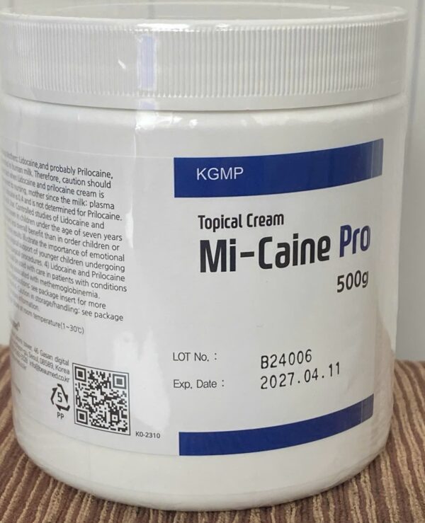 MI CAINE PRO HỘP 500G (KEM GÂY TÊ NGOÀI DA DÙNG CHO PHẨU THUẬT)