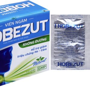 Kẹo ngậm Hobezut H/ 20 viên không đường hỗ trợ giảm ho