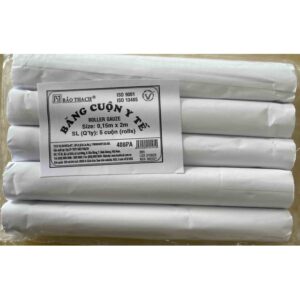 BĂNG CUỘN 15X200CM GÓI/5 CUỘN( BĂNG CUỘN Y TẾ BẢO THẠCH SIZE 0,15M X 2M)