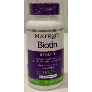 NATROL BIOTIN 10,000MCG H/100 viên