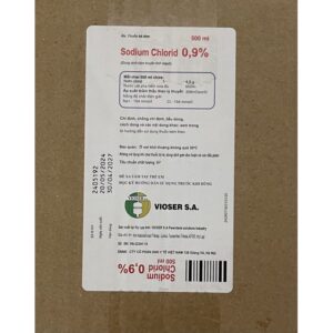 NACL 0.9% 500ML SODIUM CHLORIDE 0,9% HY LẠP THÙNG 10 CHAI DUNG DỊCH TIÊM TRUYỀN