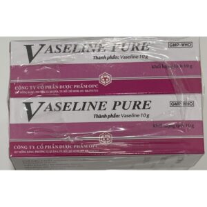 Vaseline Pure OPC Lốc/10 type 10g (phòng nứt môi, khô môi, nứt da bàn chân, bàn tay