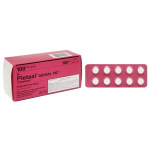 Pletaal 100mg H/100 viên (trị thiếu máu cục bộ, phòng nhồi máu não)