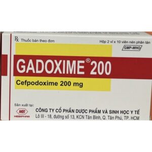 GADOXIME 200mg (Cefpodoxim)H/20 Viên