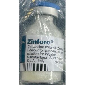 Zinforo 600 mg Inj H/1lọ (điều trị triệu chứng nhiễm khuẩn da)