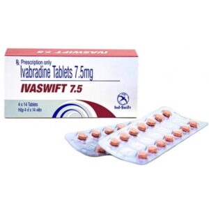 Ivaswift 7.5mg (Ivabradin 7.5mg) H/56 viên (trị đau thắt ngực)